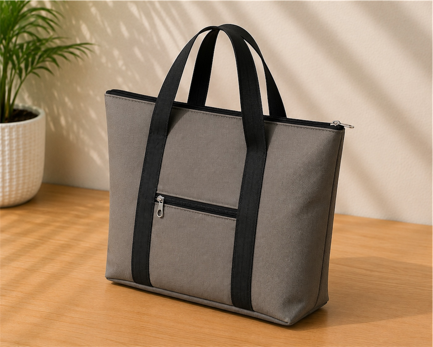 Ash Grey– Handmade Durable & Lightweight Bags by Aunties