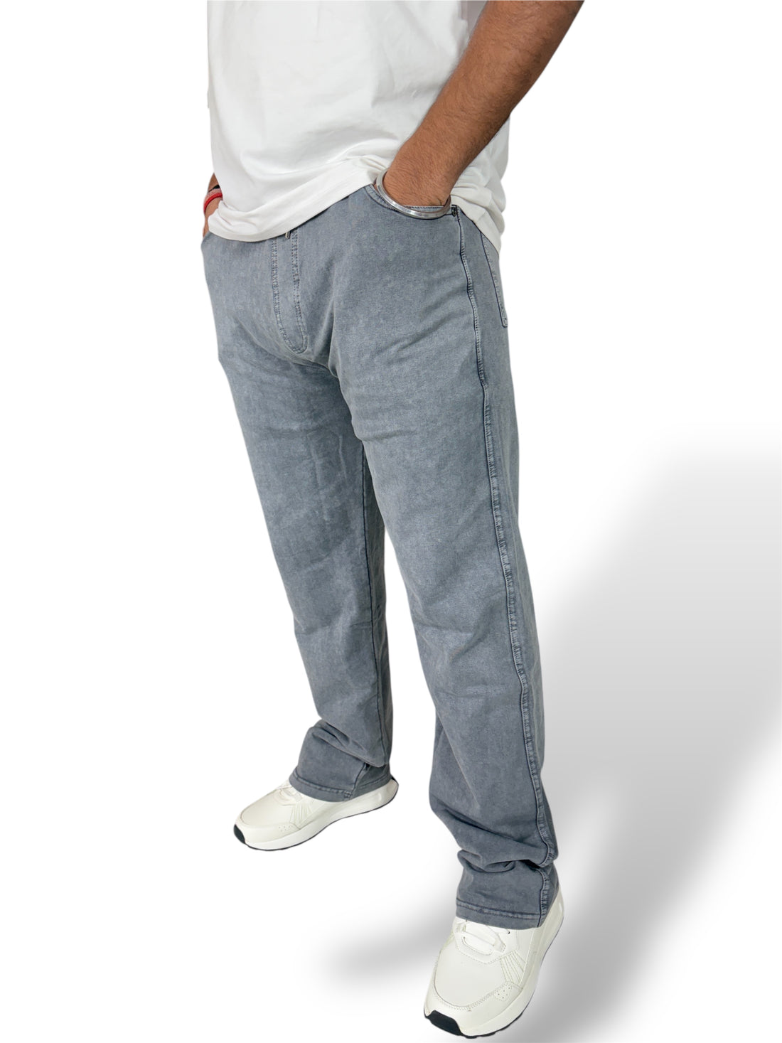Ash Grey Men's Stretchable Track Pants & Pajamas