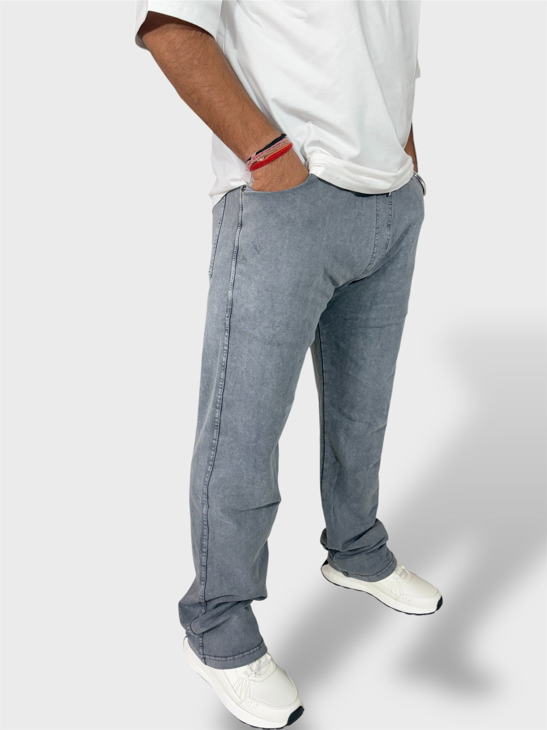 Ash Grey Men's Stretchable Track Pants & Pajamas