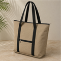 Beige– Homemade Durable & Lightweight Bags by Aunties-Front-Side