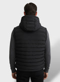 Black-Men's Sleeveless Jacket