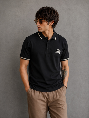 Black-_Lion_King_Polo_T-Shirt_For_Men