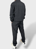 Black Mock Collar Winter Tracksuit for Men-Full Set
