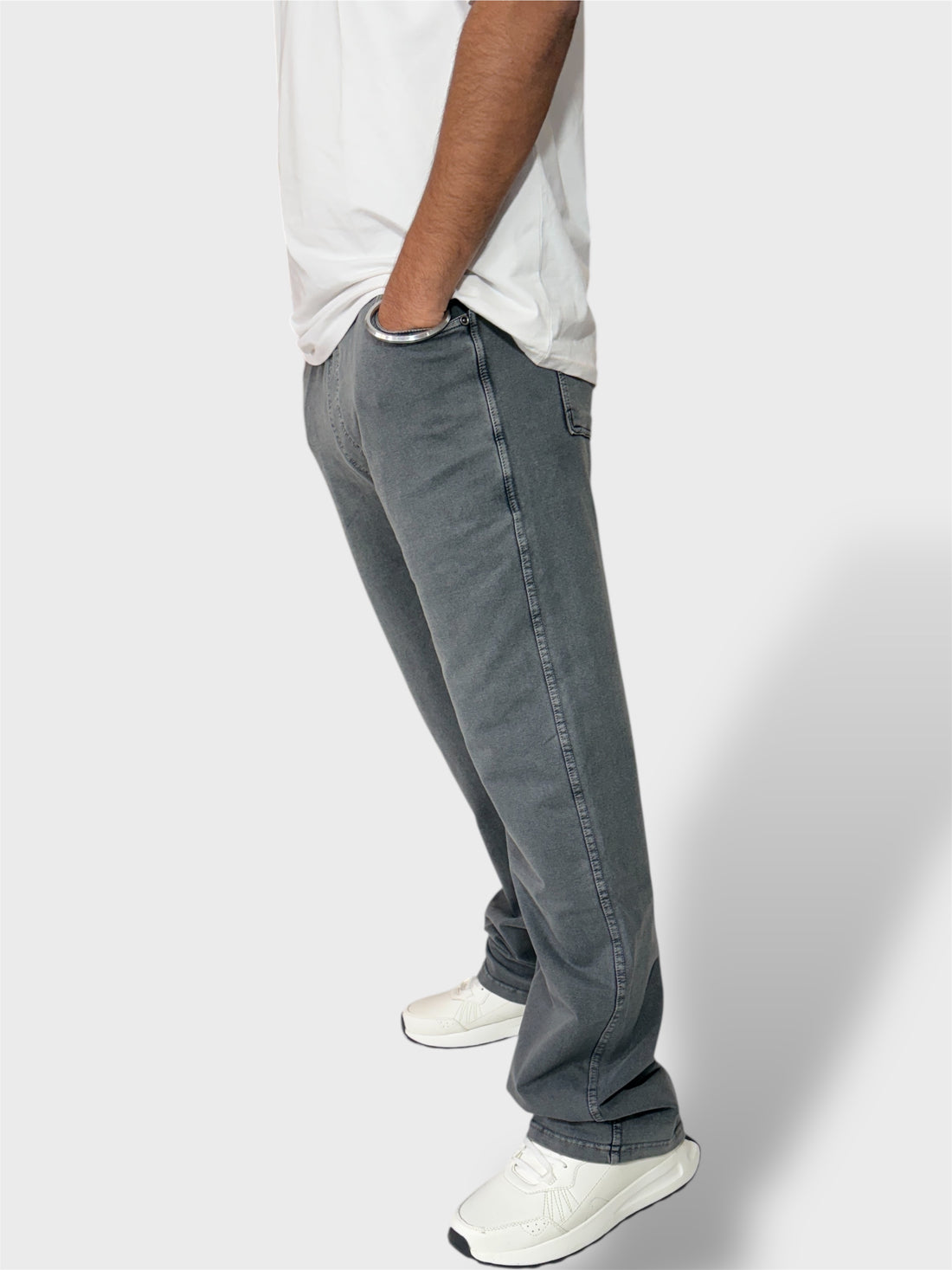 Charcoal Grey Men's Stretchable Track Pants & Pajamas