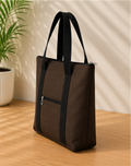 Coffee Brown– Homemade Durable & Lightweight Bags by Aunties-Side