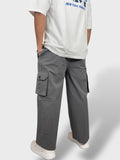Dark Grey Cargo Pants For Men