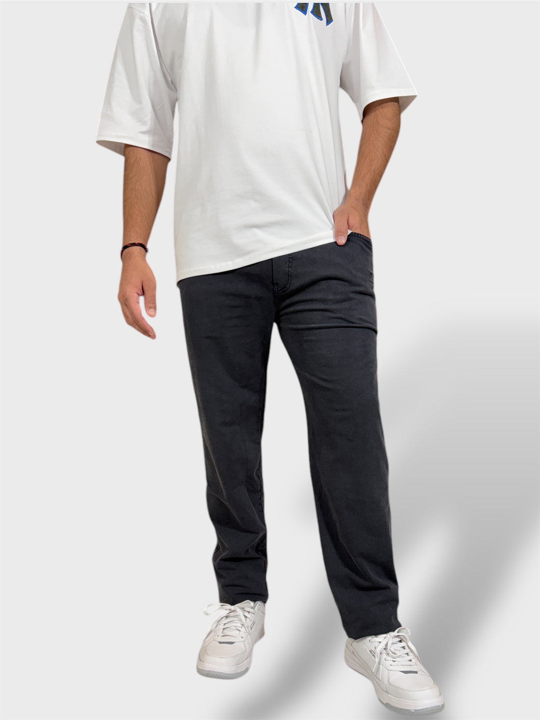Dark Grey Men's Stretchable Track Pants & Pajamas