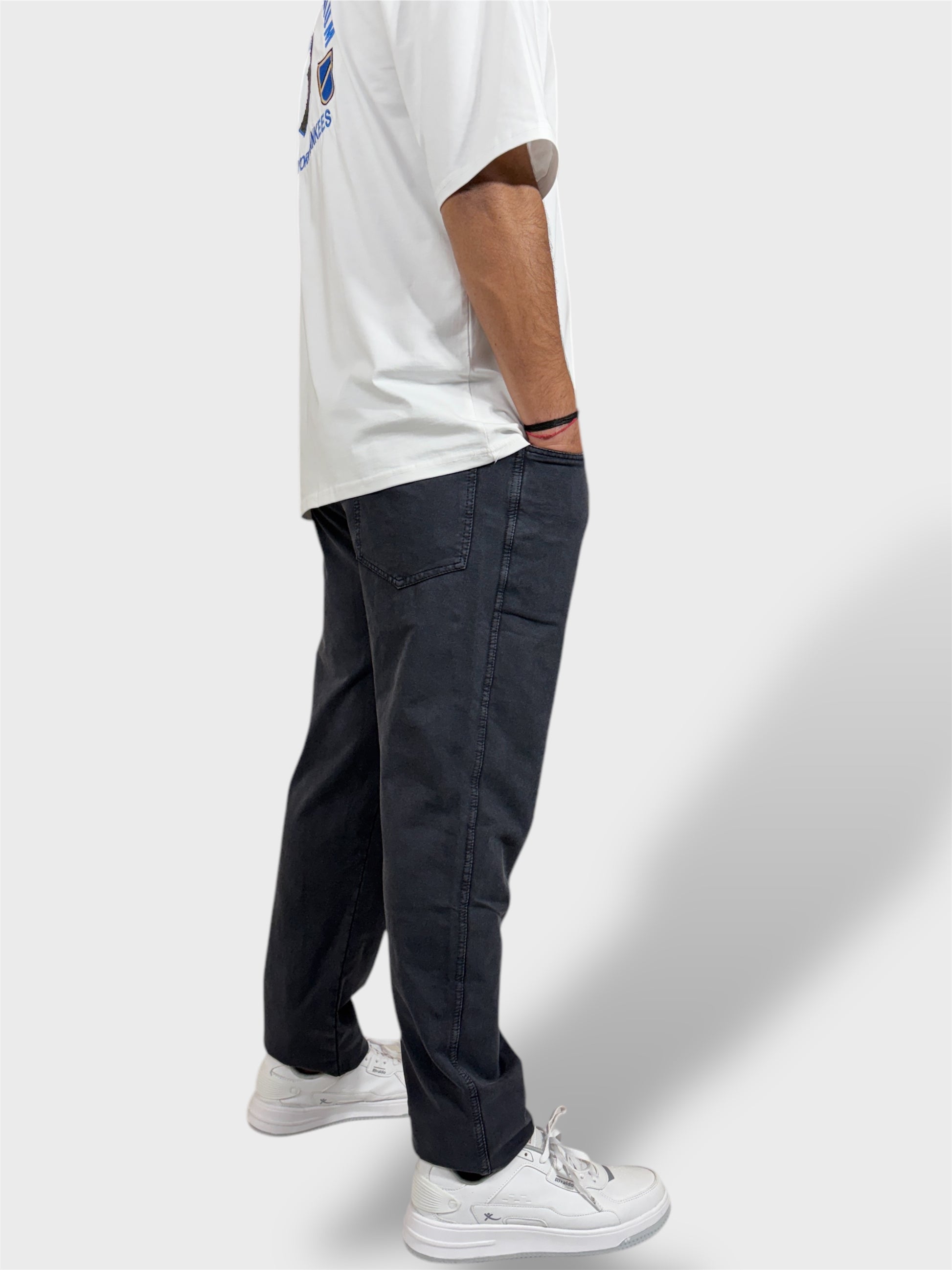 Dark Grey Men's Stretchable Track Pants & Pajamas