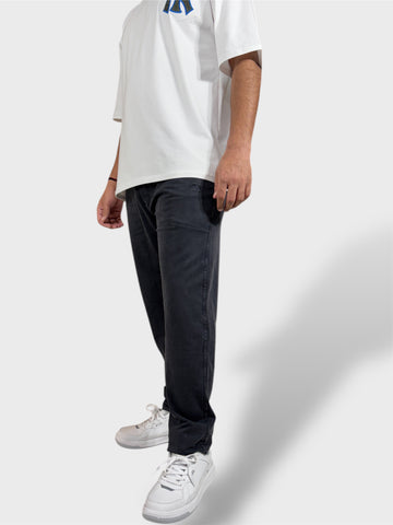 Dark Grey Men's Stretchable Track Pants & Pajamas