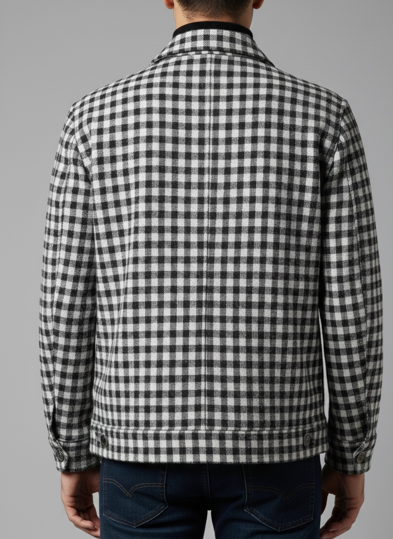 Grey Regular Fit Shacket For Men