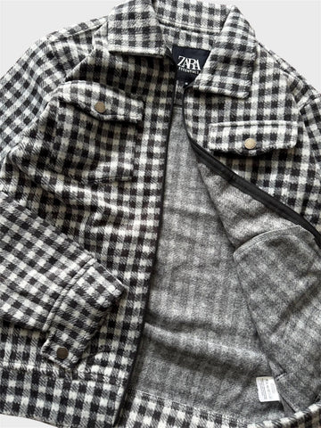 Grey Regular Fit Shacket For Men