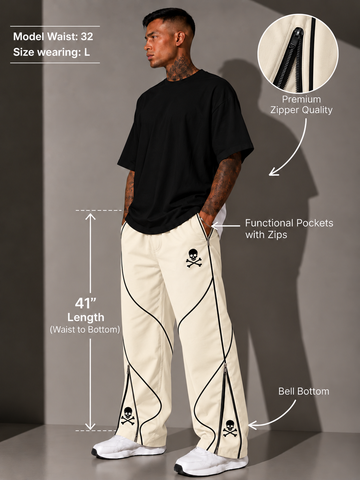 Premium All Seasons Cream Daily Wear Pajamas