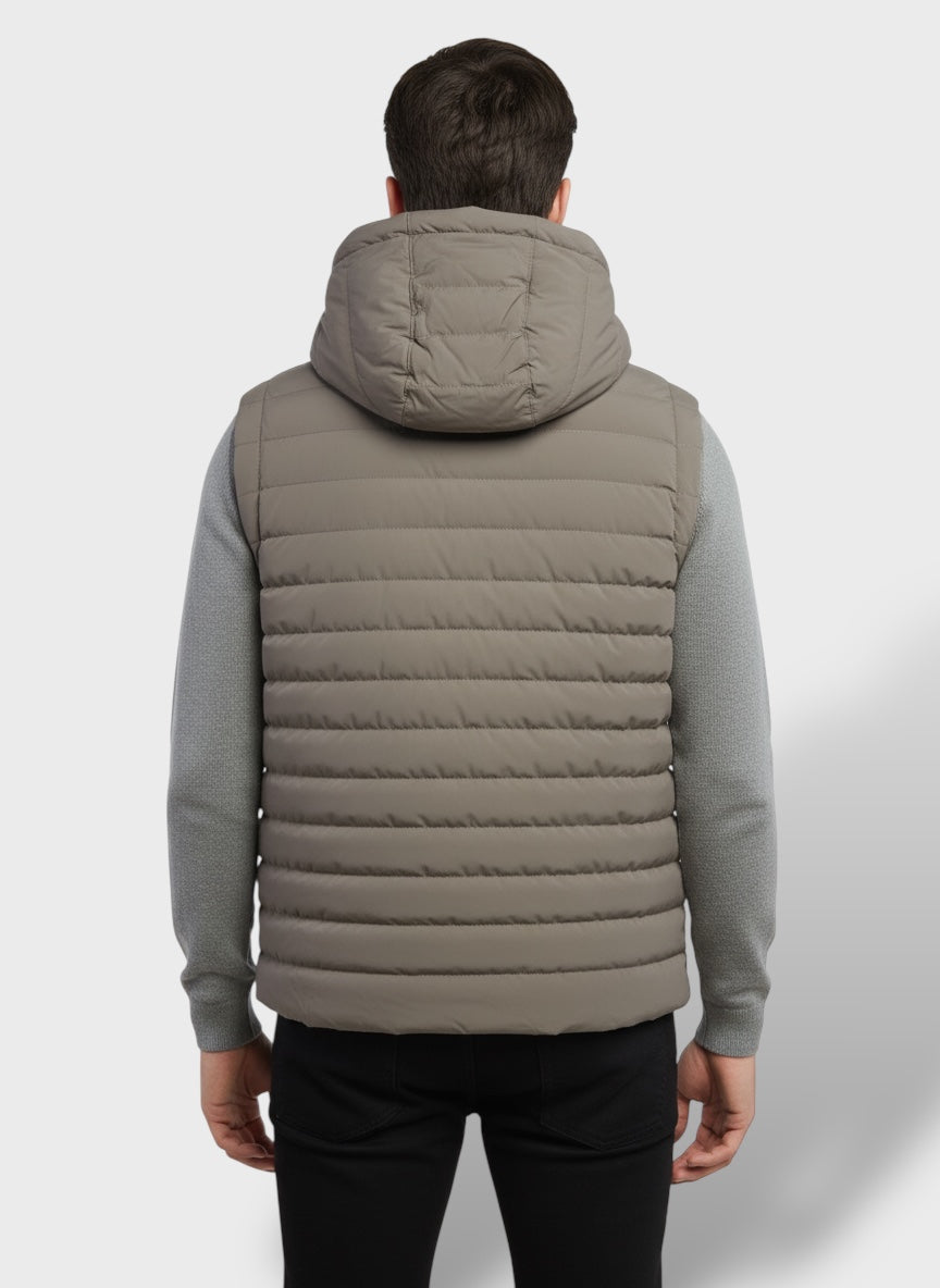 Light Green-Men's Sleeveless Jacket