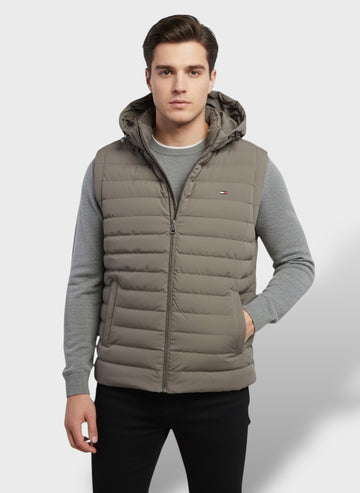 Light Green-Men's Sleeveless Jacket