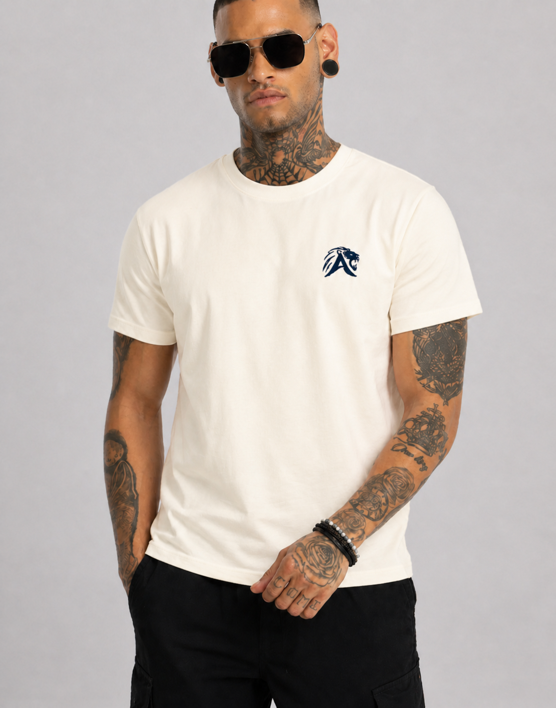 Lion-King Soft Cream KingLine Tees-Front