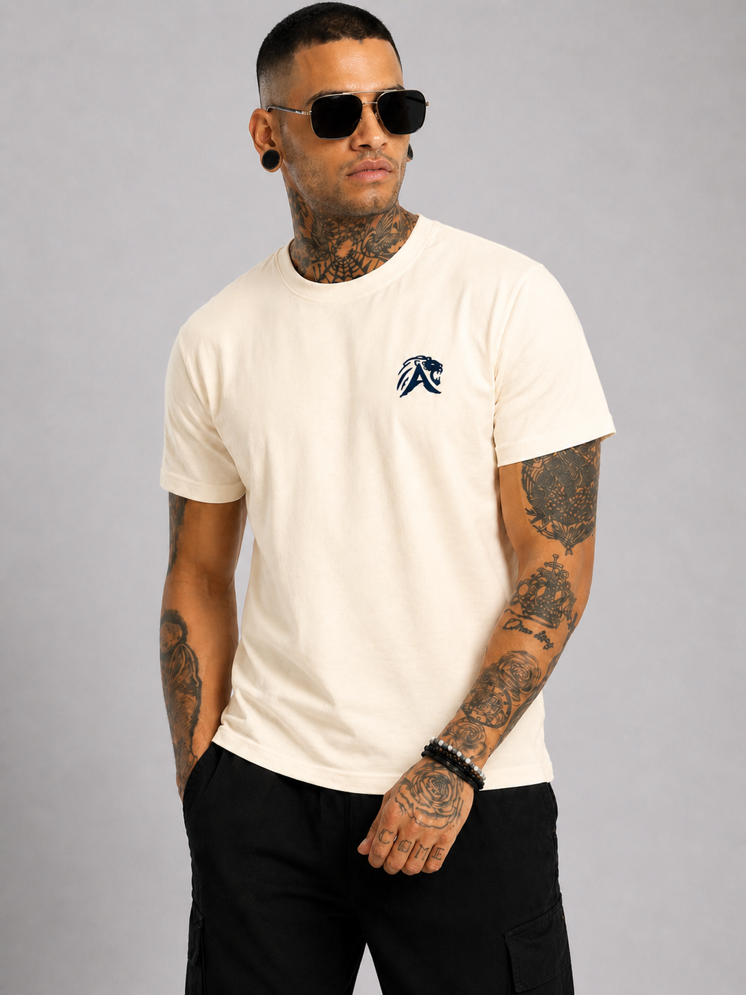 Lion-King Soft Cream KingLine Tees