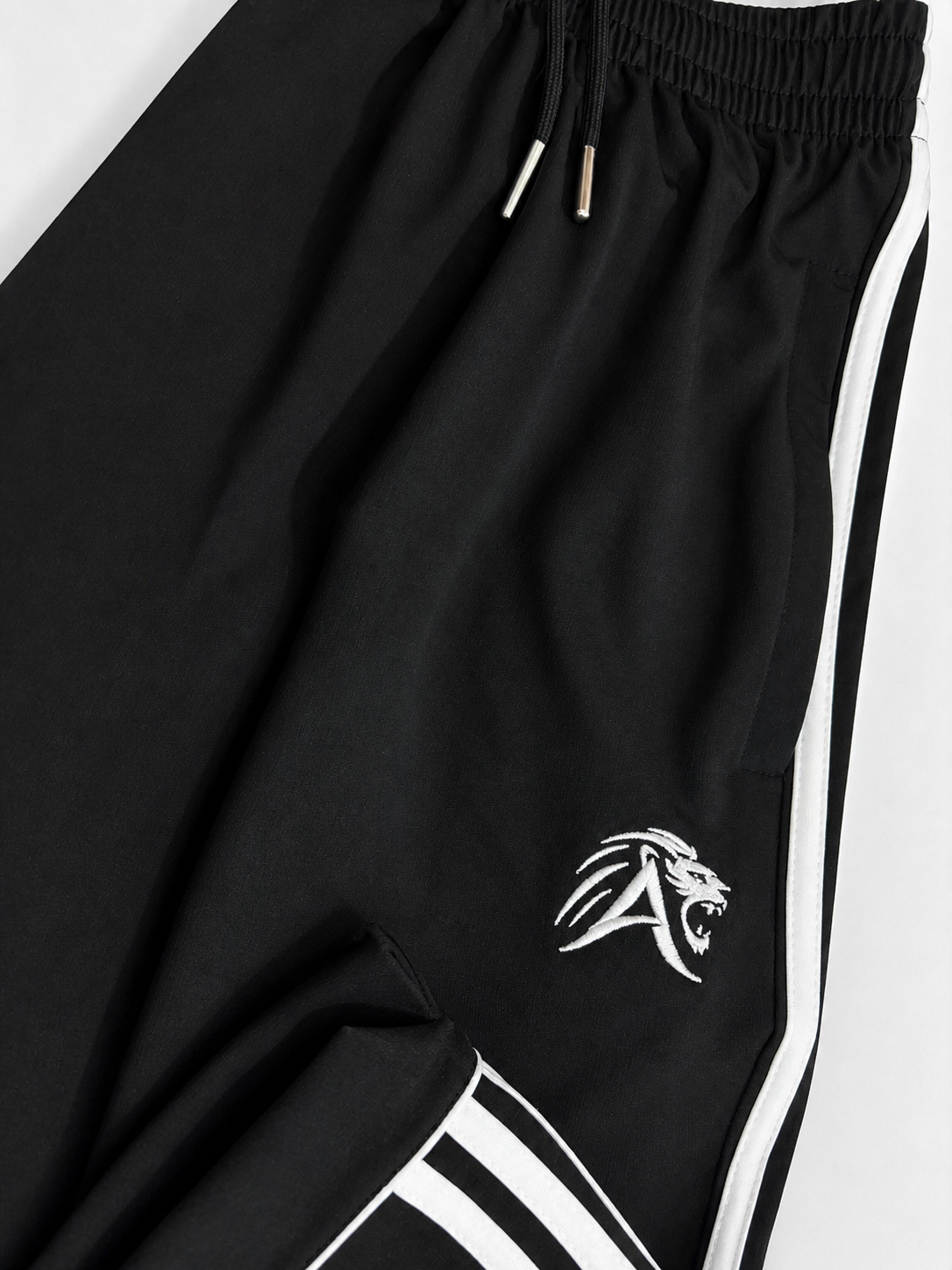 Lion King Black KingLine Sports/Gym Shorts