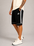 Lion King Black KingLine Sports/Gym Shorts