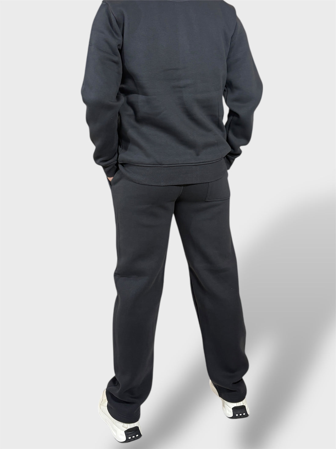 Men Regular Fit Charcoal Track Suit -Stylish Full Set For Training