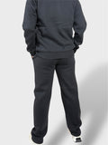 Men Regular Fit Charcoal Track Suit -Stylish Full Set For Training