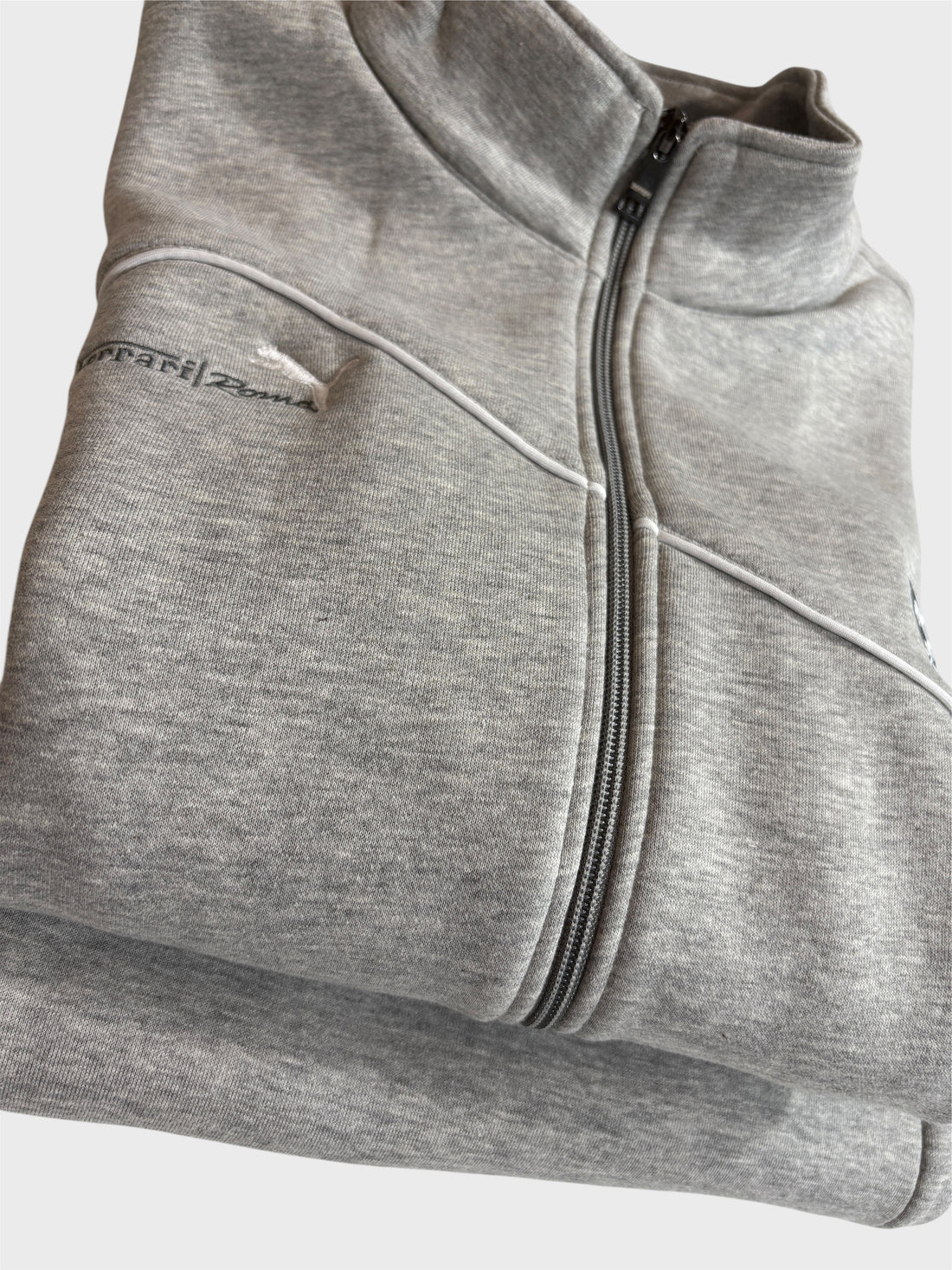 Men Regular Fit Grey Track Suit -Stylish Full Set For Training