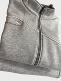 Men Regular Fit Grey Track Suit -Stylish Full Set For Training