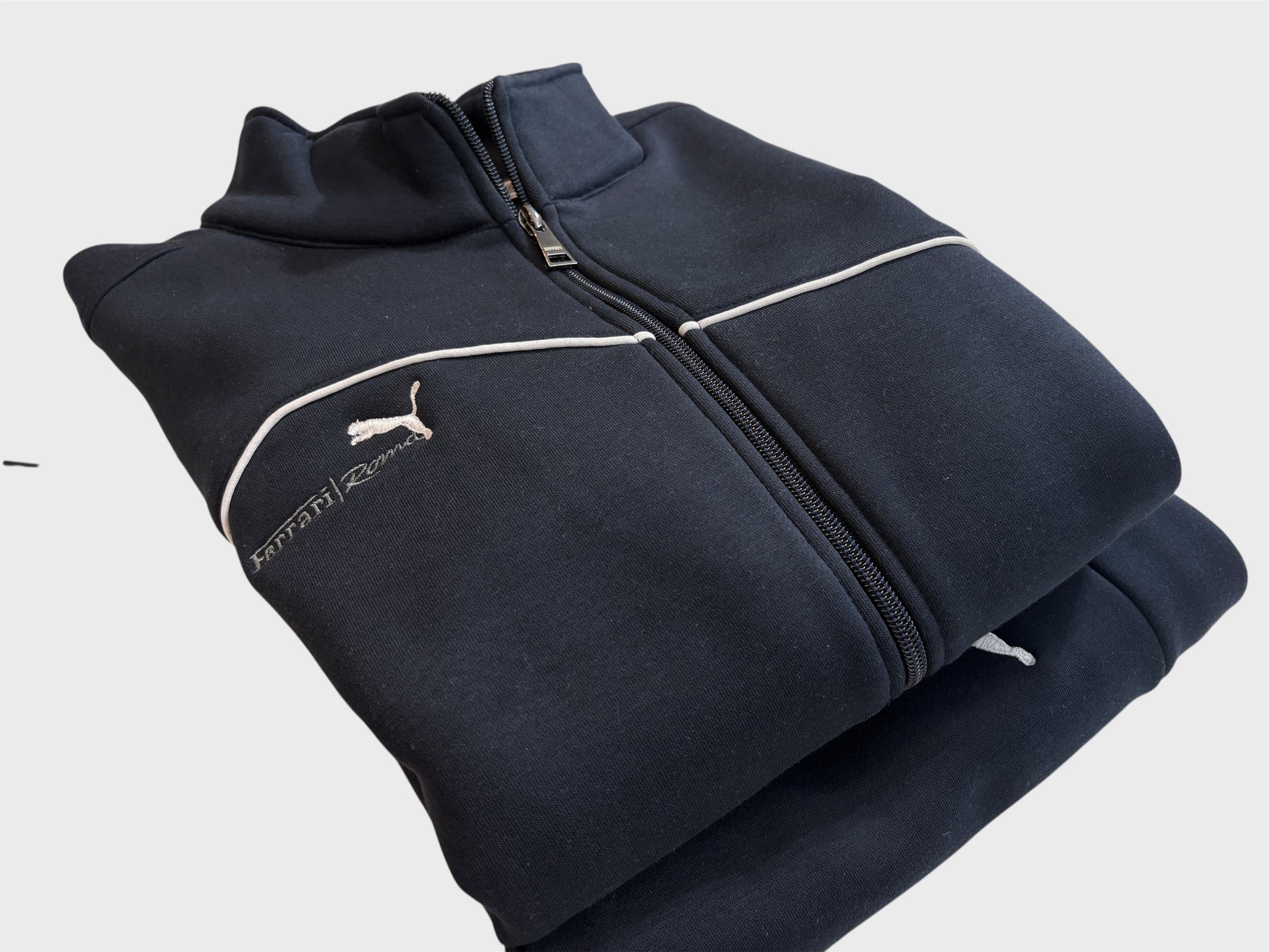Men Regular Fit Navy Blue Track Suit -Stylish Full Set for Training