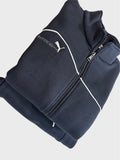Men Regular Fit Navy Blue Track Suit -Stylish Full Set for Training