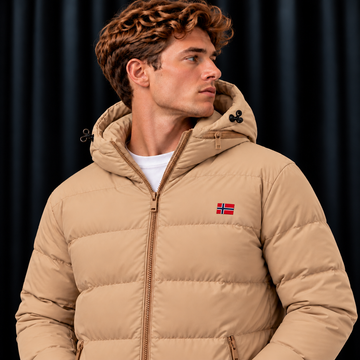 Premium Biege-Men's Full Sleeve Jacket