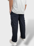 Navy Blue Cargo Pants For Men