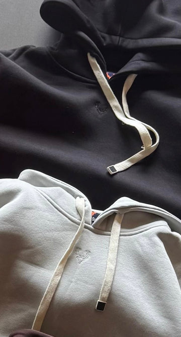 Navy Winter Frost-Fit Thermal Hoodie For Men