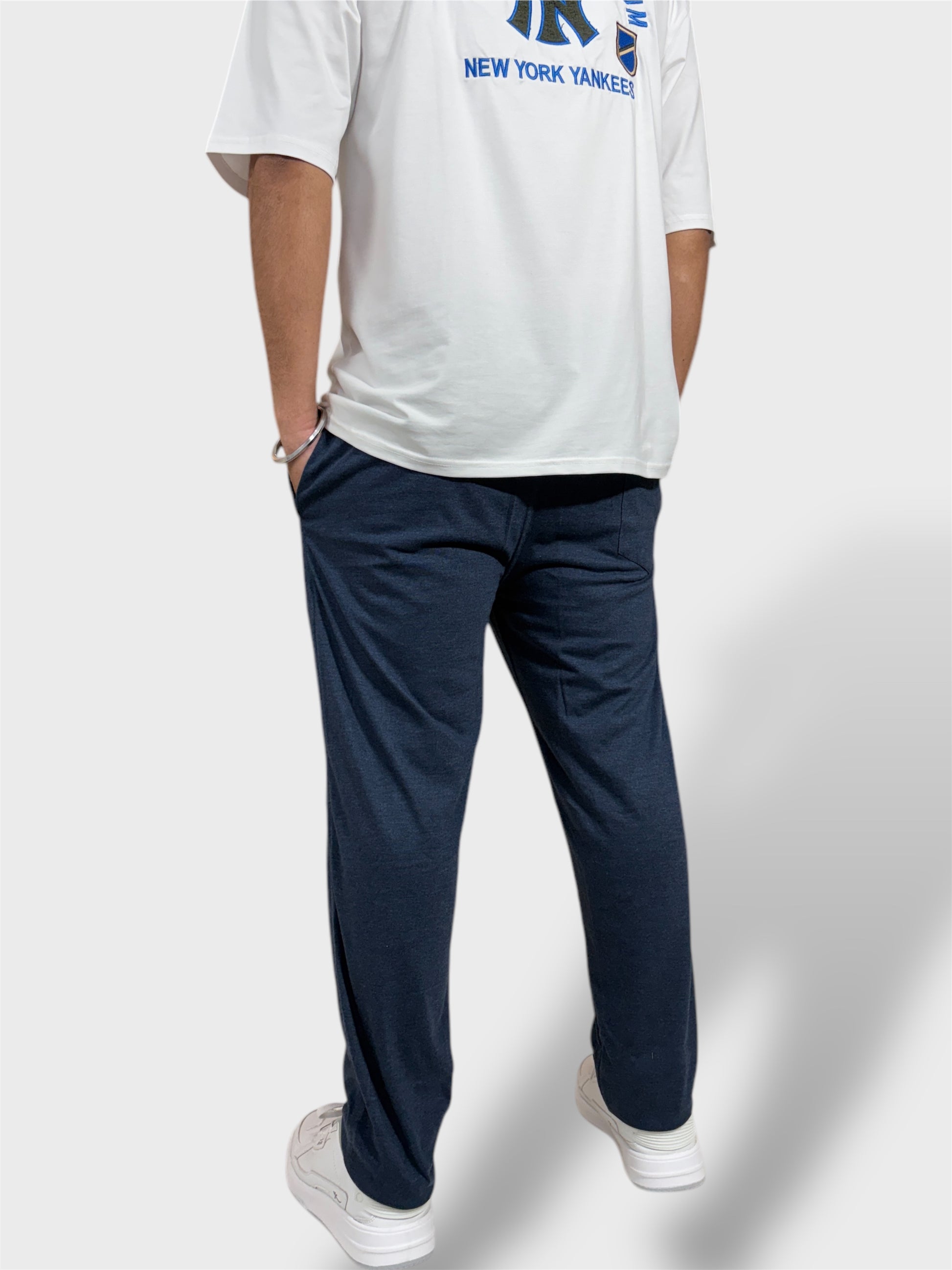 Navy Blue Nightwear Cotton Pajamas