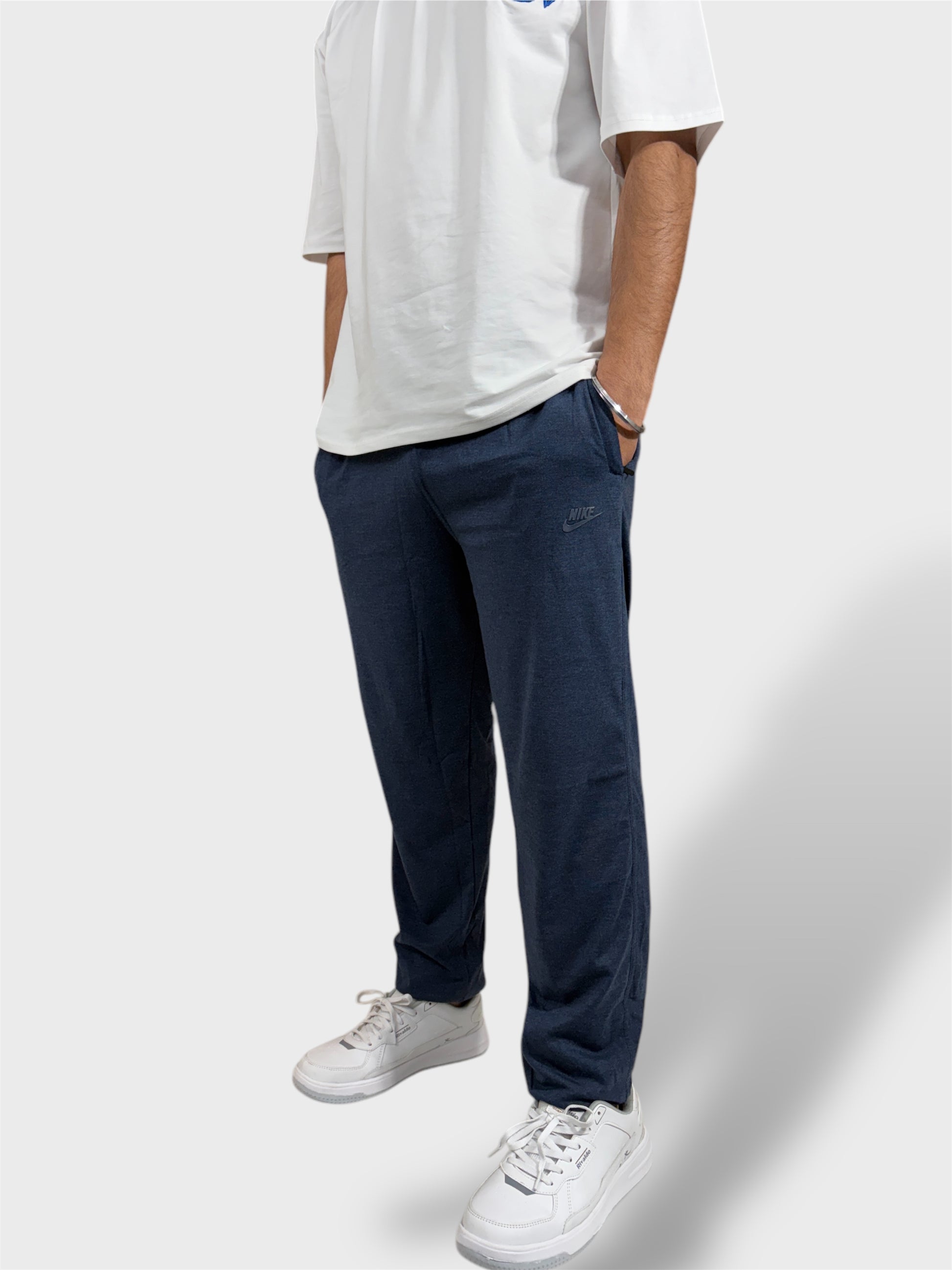 Navy Blue Nightwear Cotton Pajamas