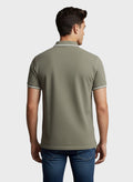 Olive Green-Sporty and Bold Polo T-Shirt For Men