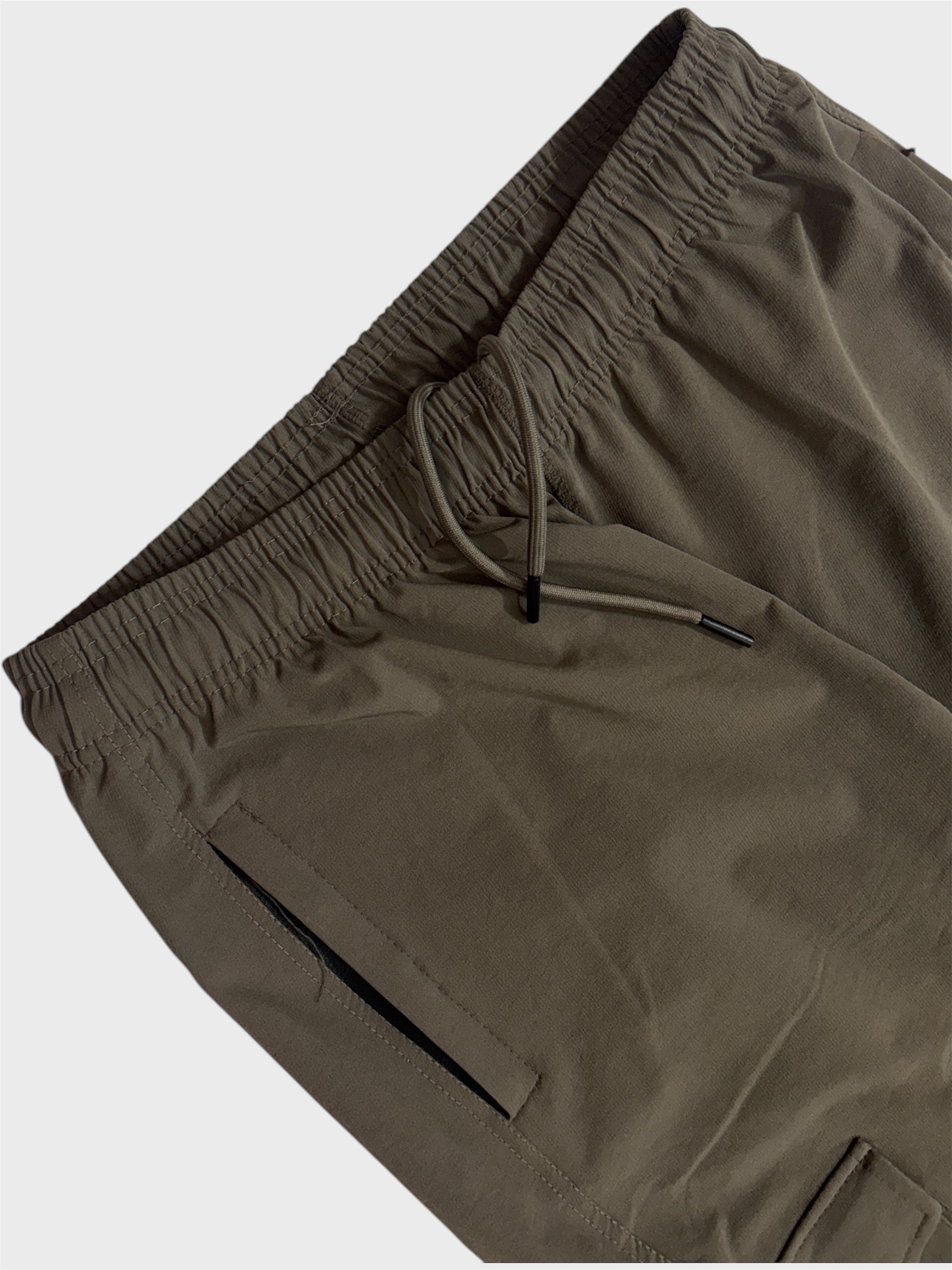 Olive Green Cargo Pants For Men Close