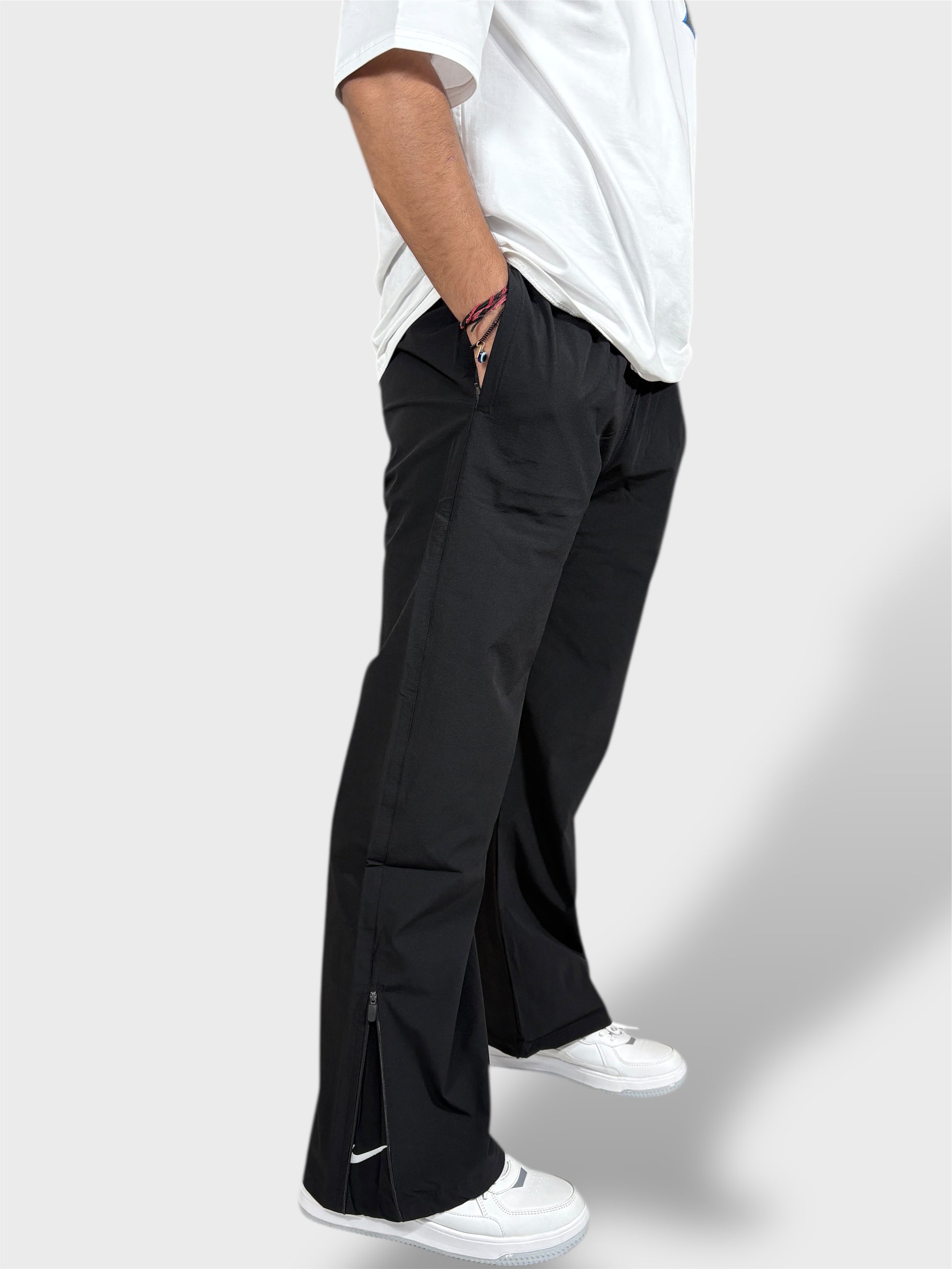 Spring Summer Black Daily Wear Pajamas