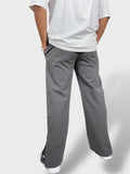 Spring Summer Dark Grey Daily Wear Pajamas