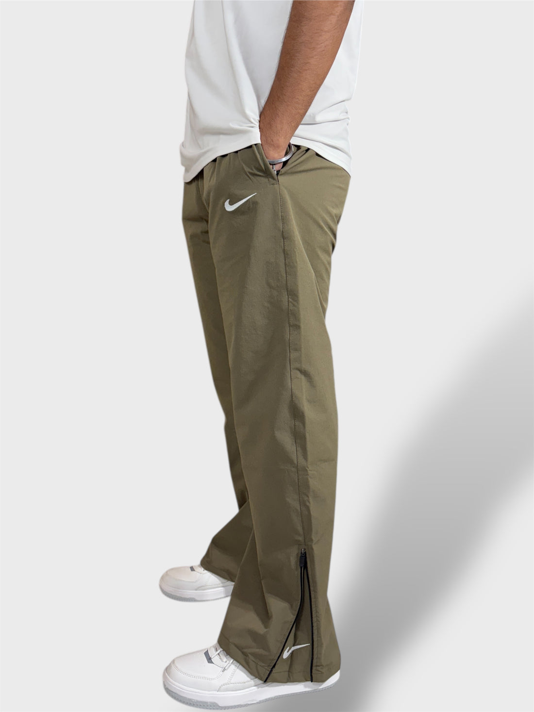 Spring Summer Olive Green Daily Wear Pajamas