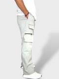 Relax Fit Grey-Green Travel Cargo Pants