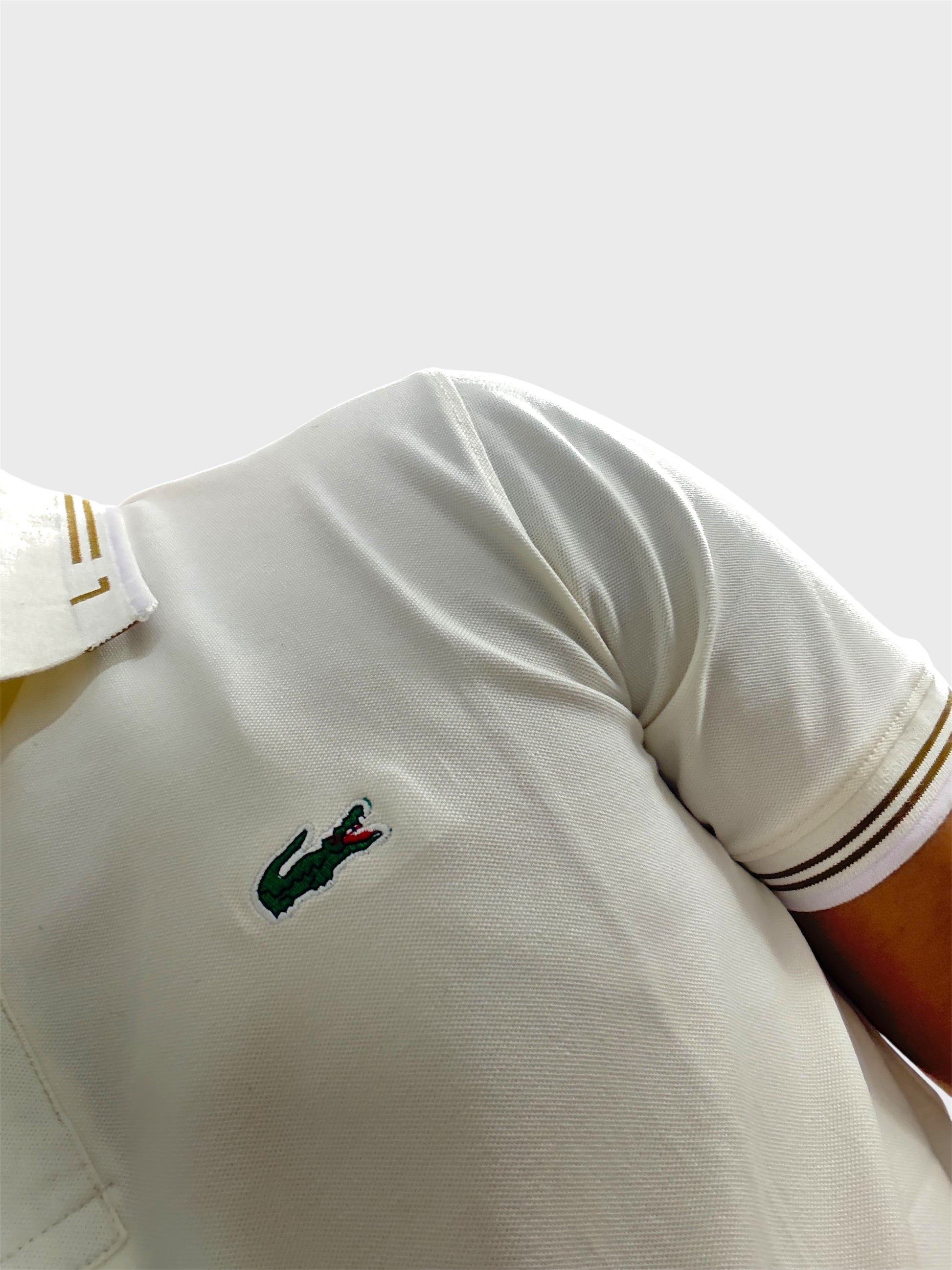 Sporty & Bold-Polo T-Shirt For Men-Of White