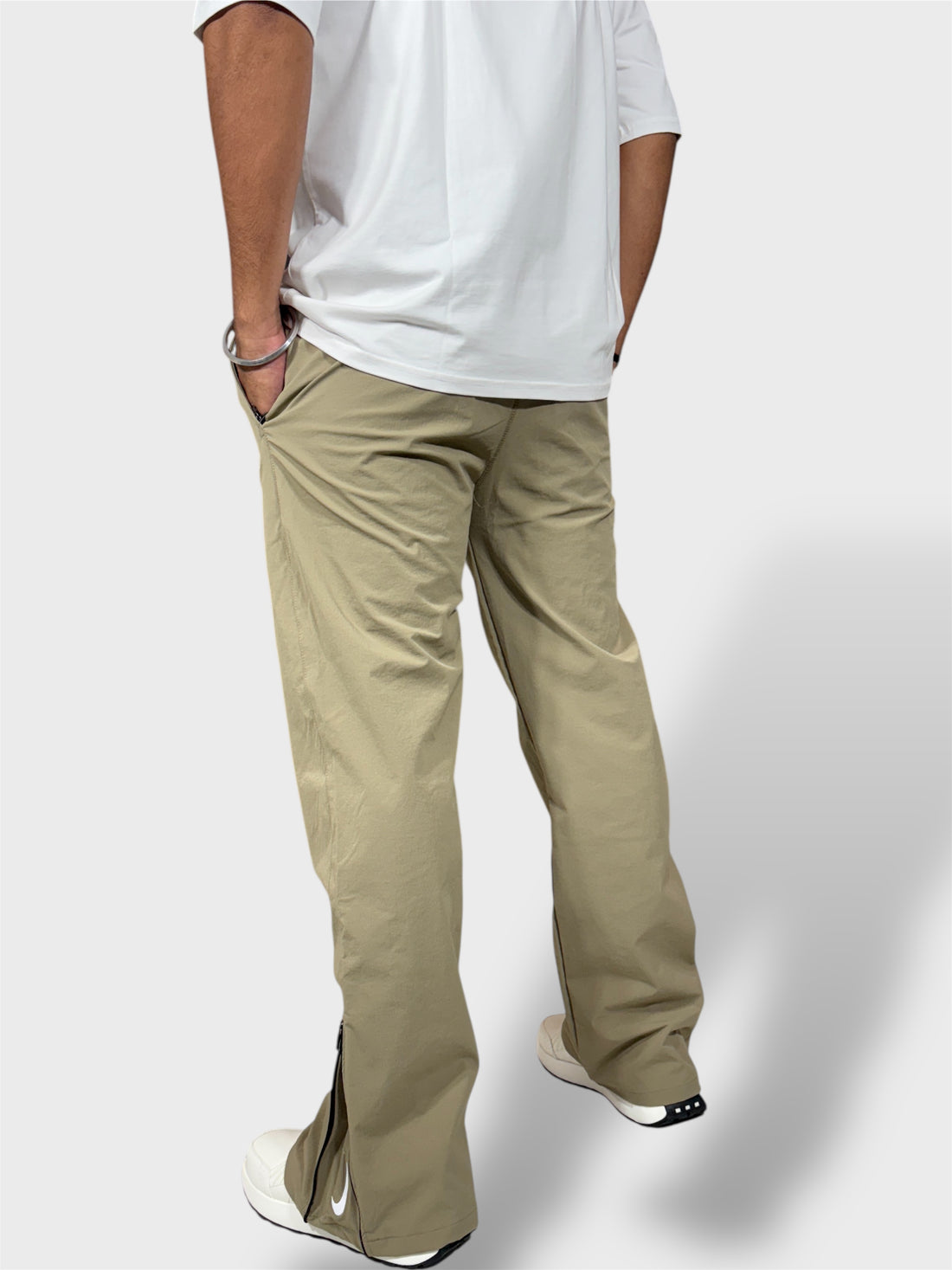 Spring Summer Brown Daily Wear Pajamas-Front