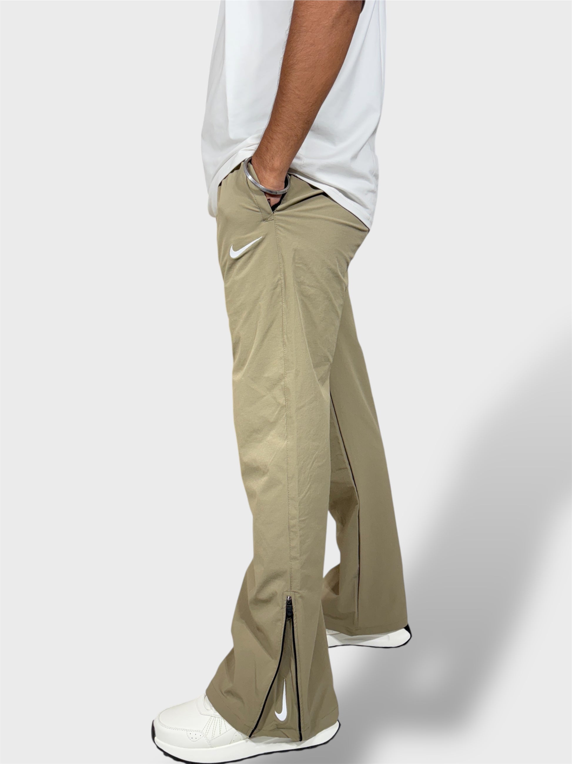Spring Summer Brown Daily Wear Pajamas-Side