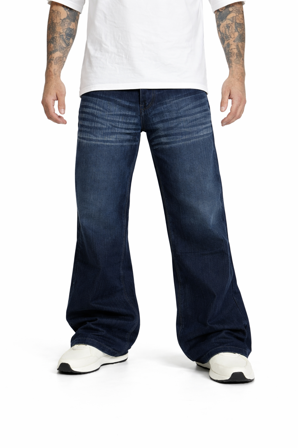 Straight Fit Blue Jeans