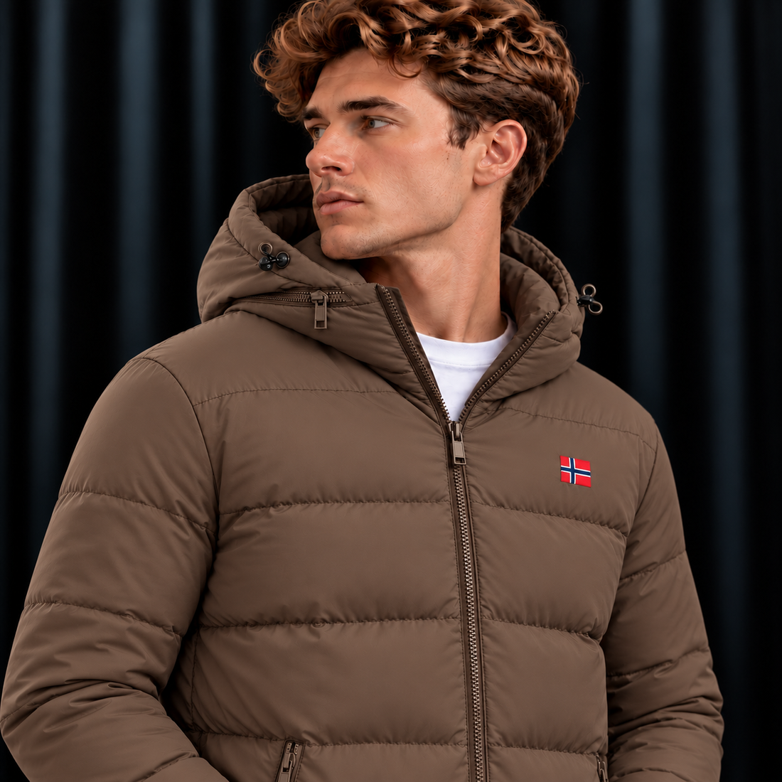 Premium Coffee -Men's Full Sleeve Jacket