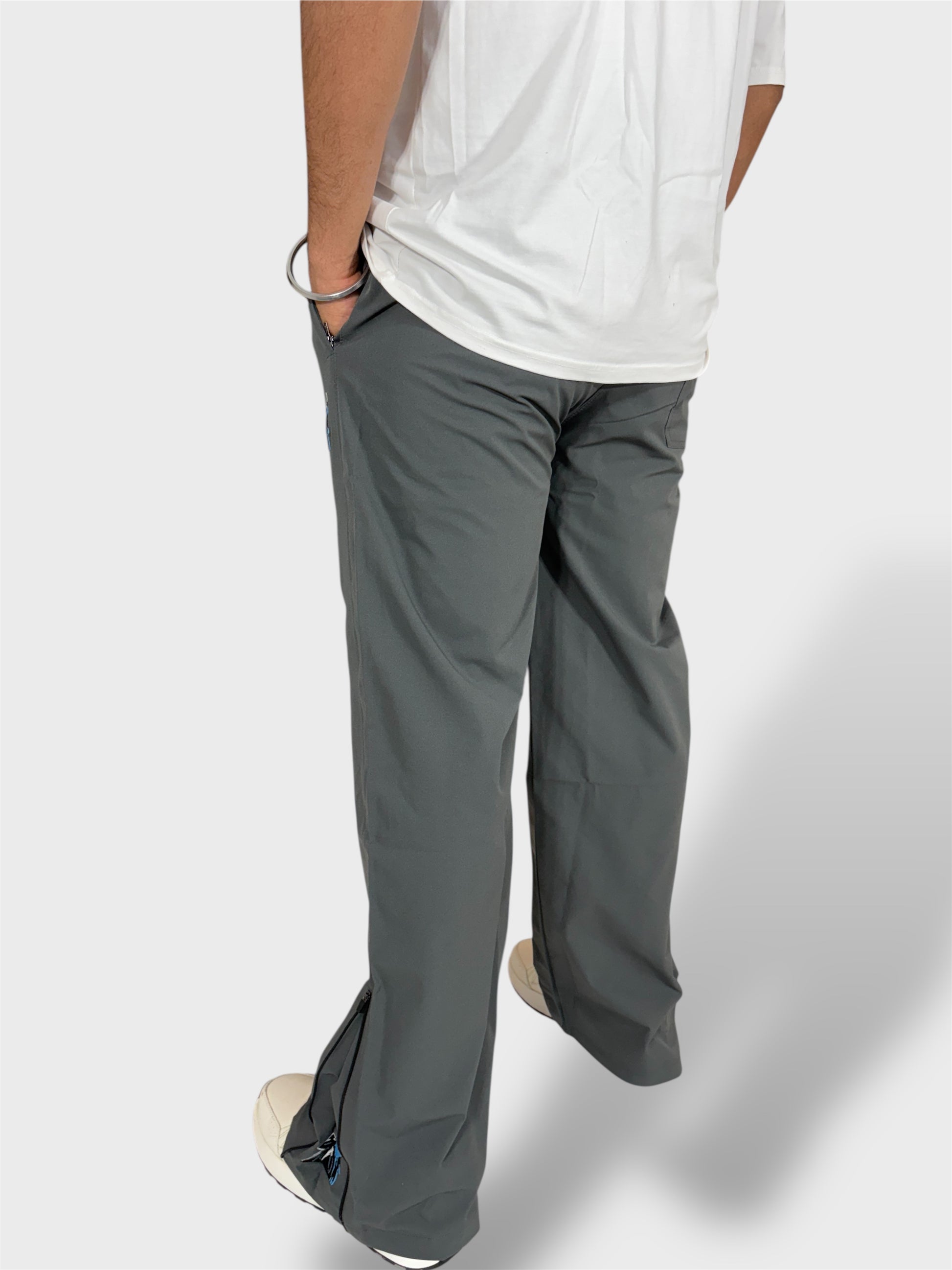 Wolf-Ing Dark Grey Daily Wear & Airport Travel Pajamas-Back