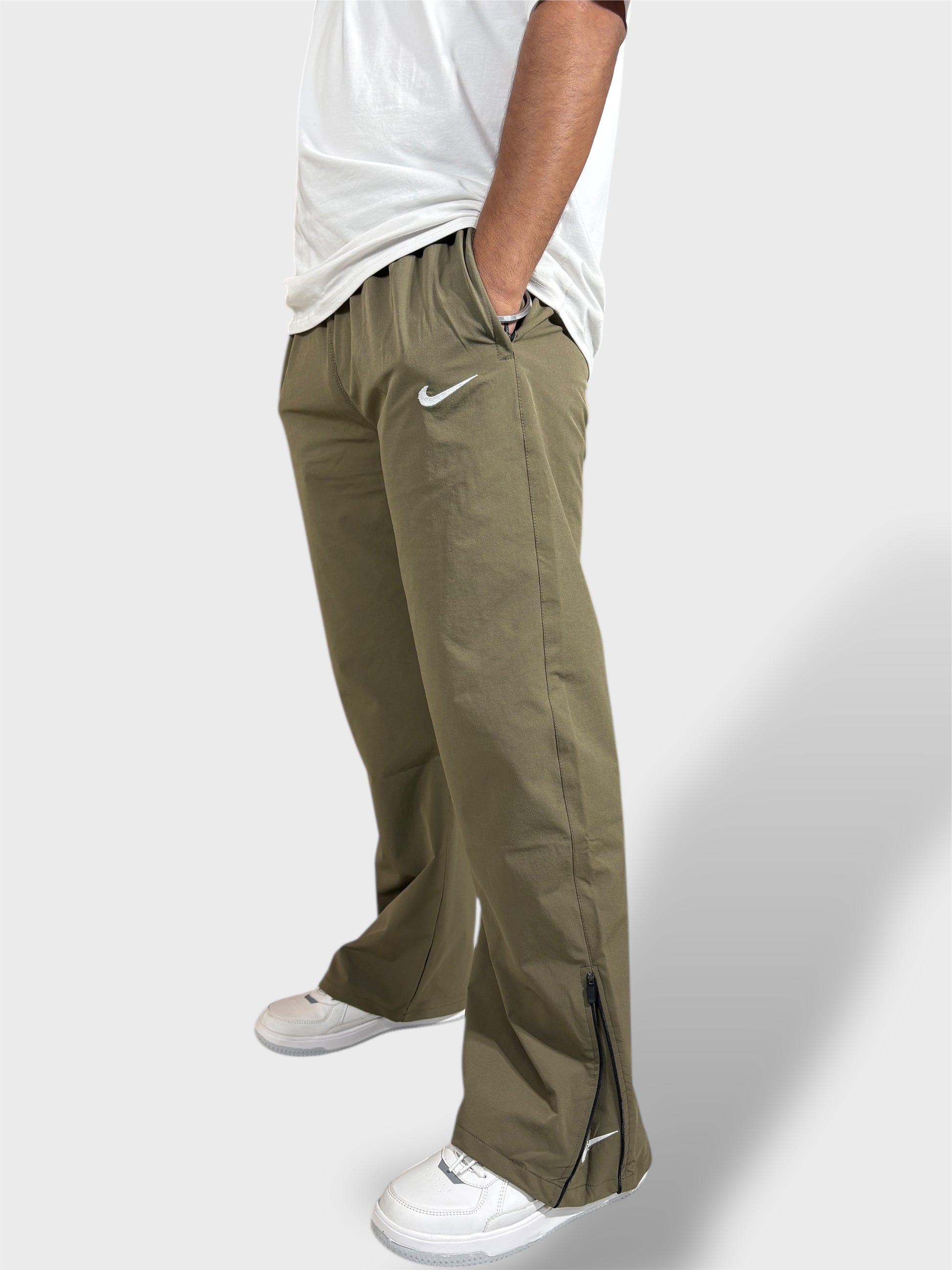 Spring Summer Olive Green Daily Wear Pajamas